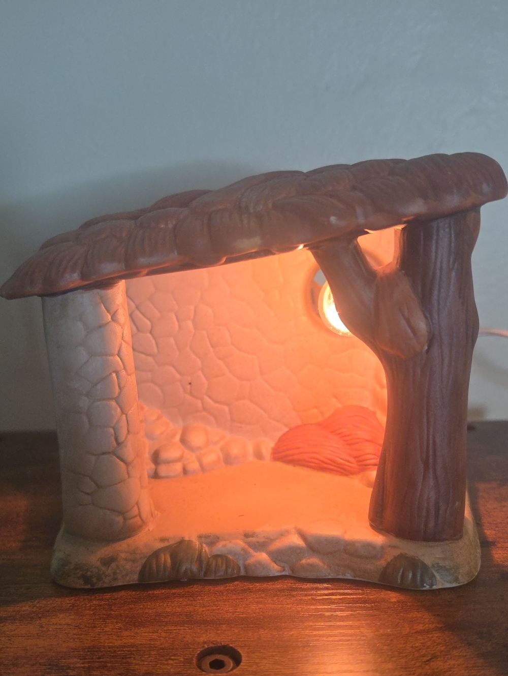 Ceramic Nativity Christmas Village Manger